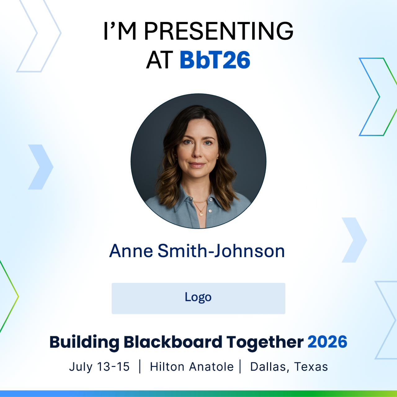 I'm Presenting social tile template